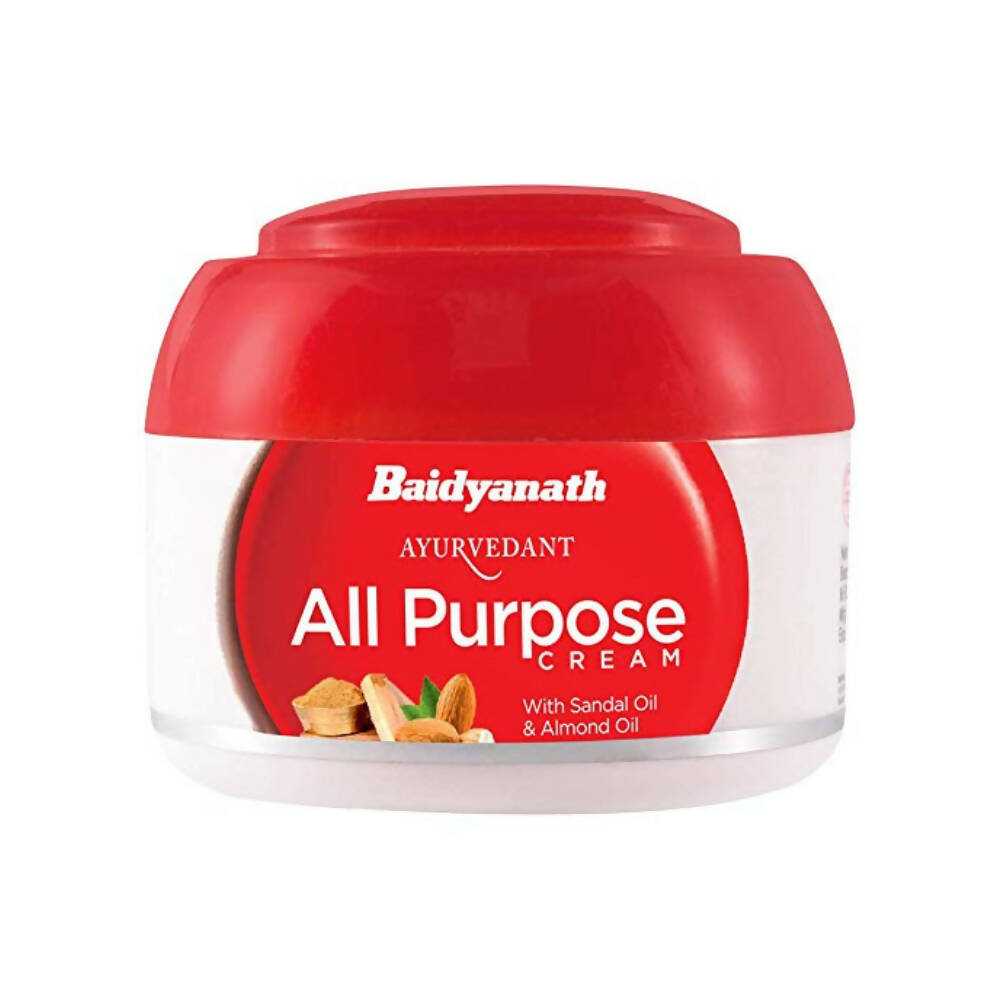 Baidyanath Jhansi Ayurvedant All Purpose Cream With Sandal Oil & Almond Oil - Distacart