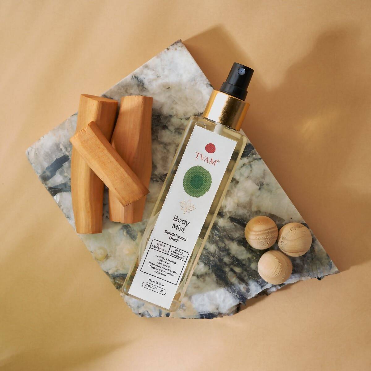 Tvam Body Mist - Sandalwood Oudh - Distacart
