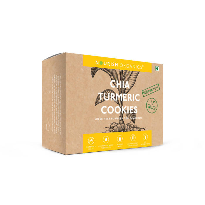 Nourish Organics Chia Turmeric Cookies