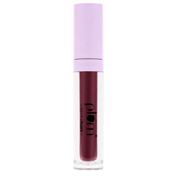 Plum Glassy Glaze Lip Lacquer 3-in-1 Lipstick + Lip Balm + Gloss 12 Sangria Sunset - Distacart