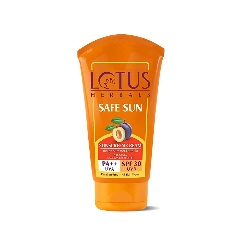 Lotus Herbals Safe Sun SPF 30 PA++ Sunscreen Cream - Distacart