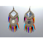 Thumbnail for Latest Trendy Multicolor Pearls Hanging Chandbali Earrings