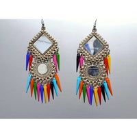 Thumbnail for Latest Trendy Multicolor Pearls Hanging Chandbali Earrings