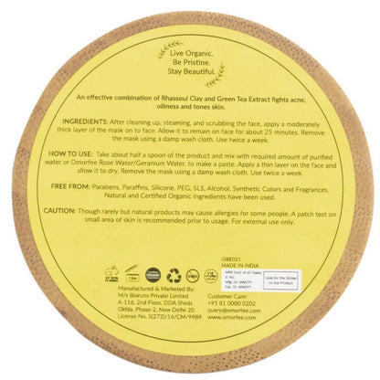 Omorfee Purifying Face Pack (Oily And Acne-Prone Skin)