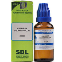 Thumbnail for SBL Homeopathy Chininum Bromhydricum Dilution