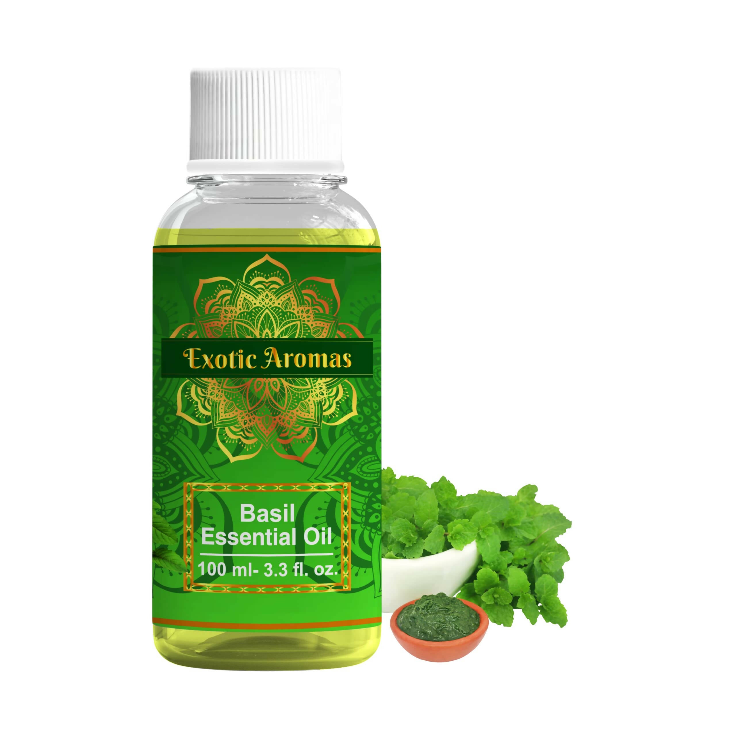 Exotic Aromas Basil Essential Oil - Distacart