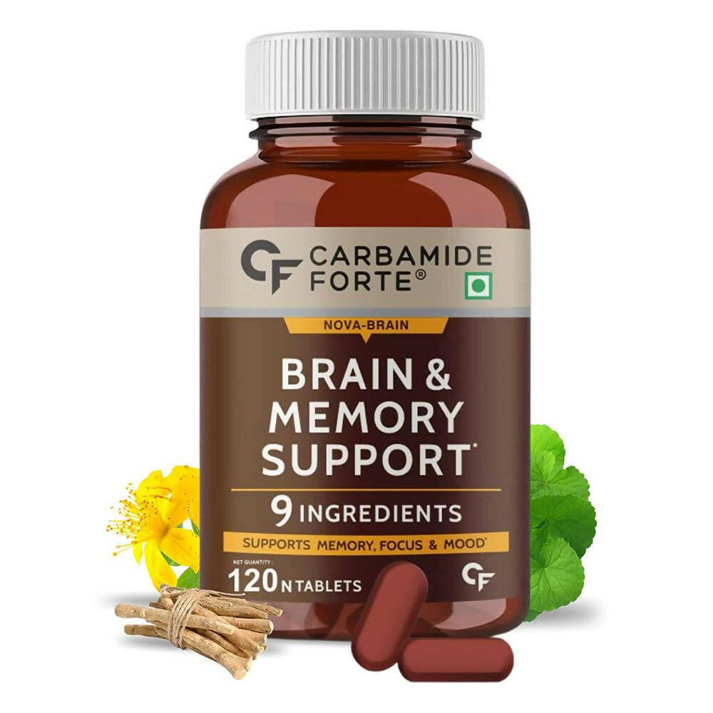 Carbamide Forte Brain &Memory Support Tablets with Brahmi - Distacart