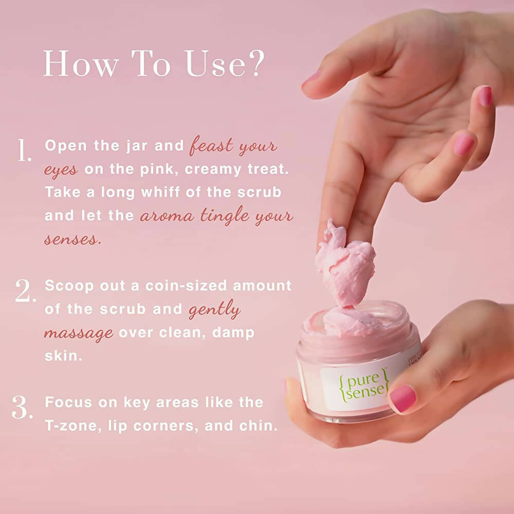 PureSense Pink Guava Face Scrub - Distacart