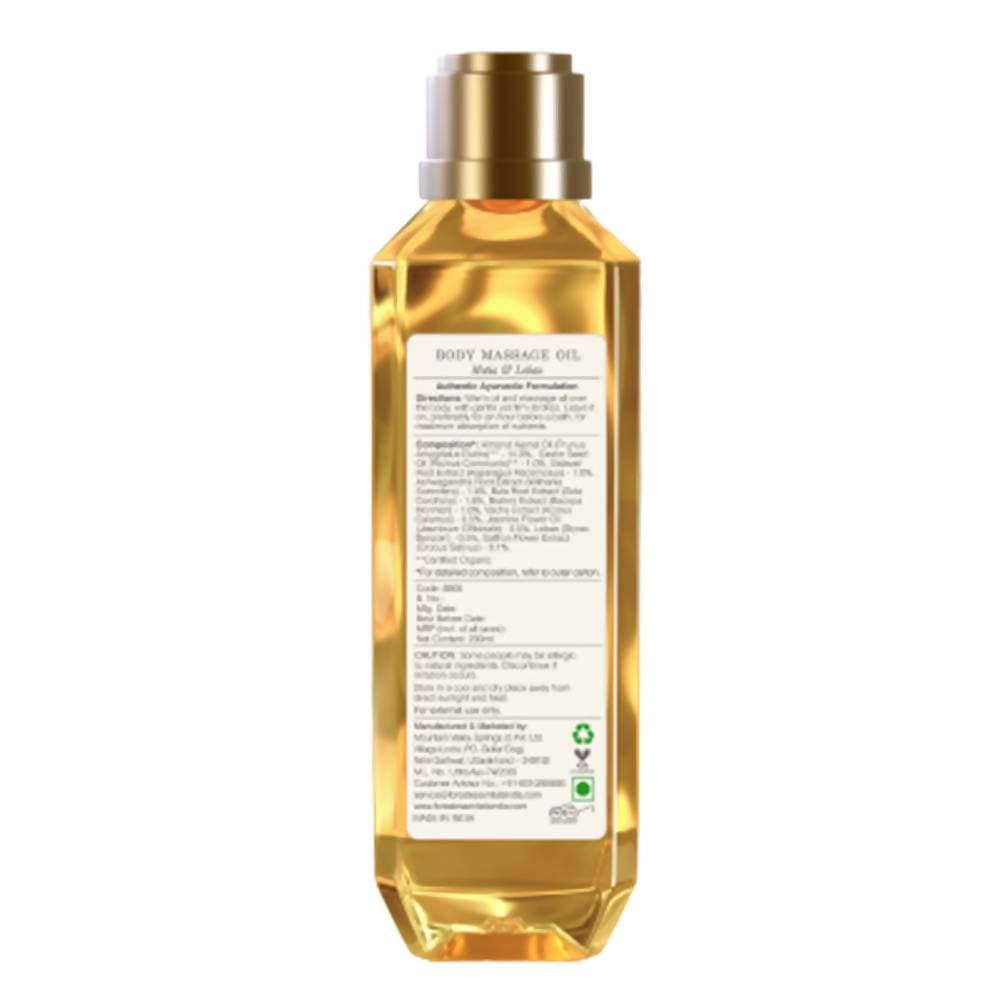Forest Essentials Sensuous Body Massage Oil Motia & Loban