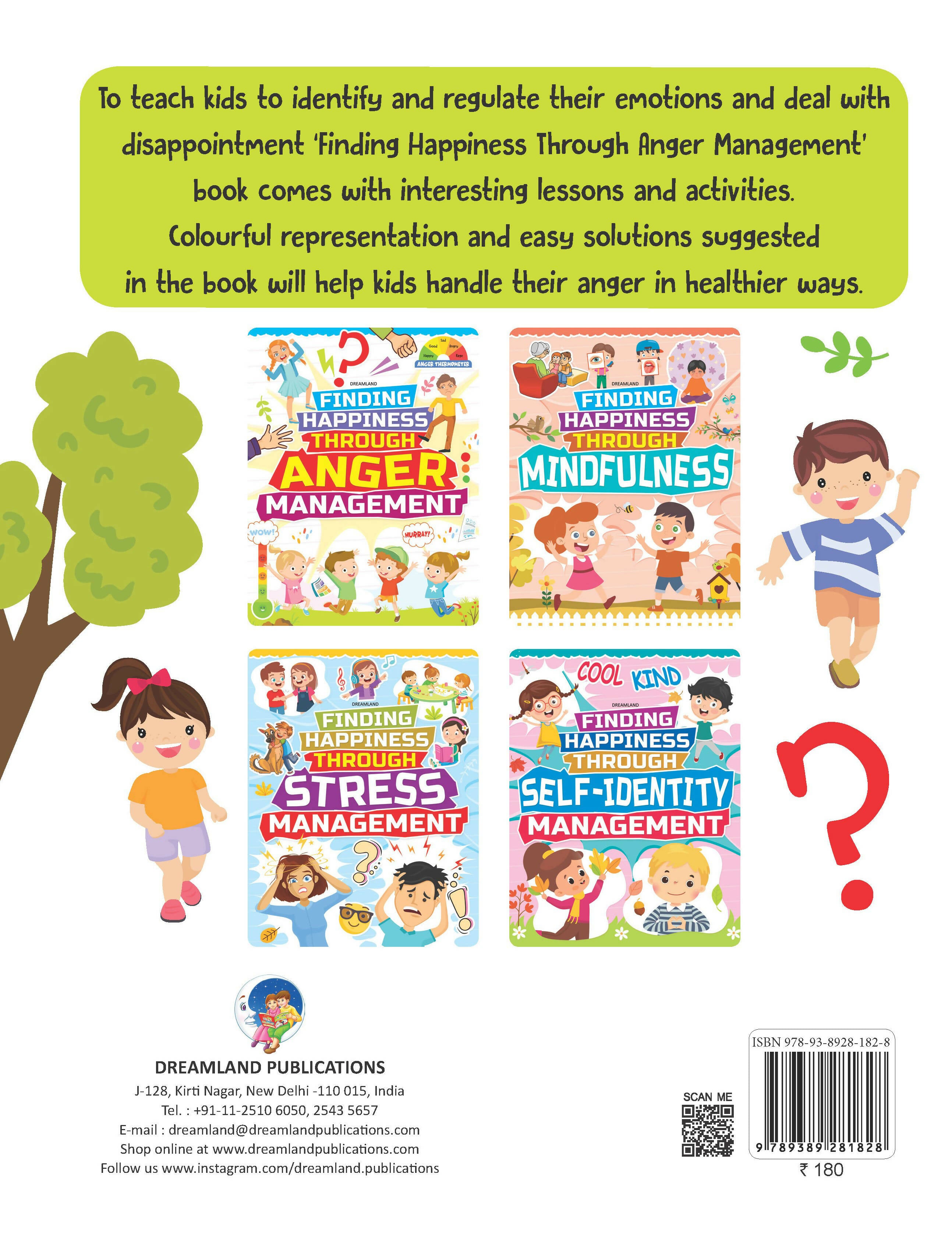 Dreamland Anger Management - Finding Happiness Series : Children Interactive & Activity Book - Distacart