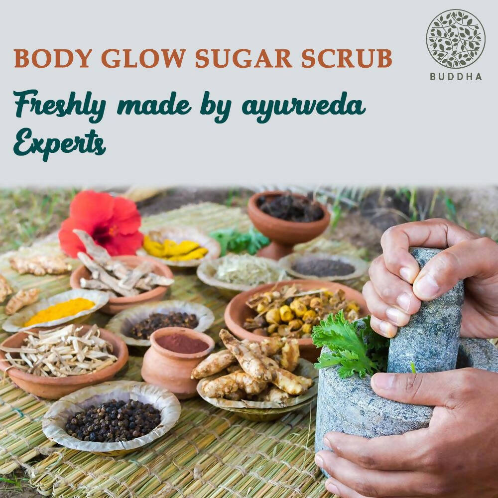 Buddha Natural Body Glow Sugar Scrub - Distacart