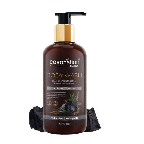Coronation Herbal Activated Charcoal Body Wash - Distacart
