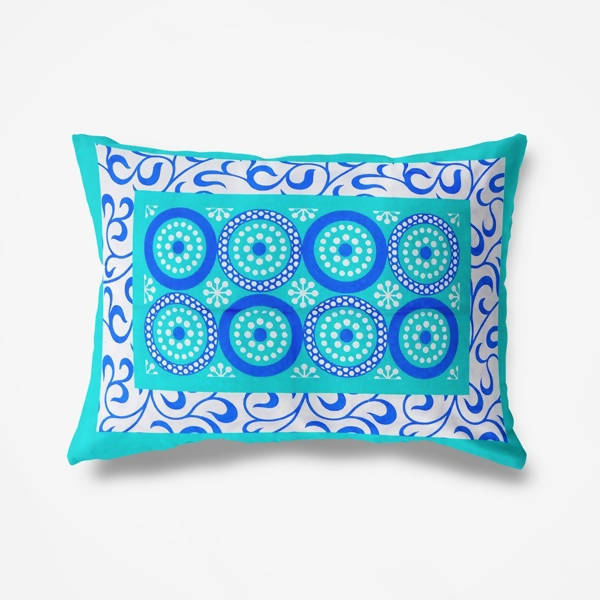 Vamika Latest Printed Cotton Sea Green & White Bedsheet With Pillow Covers (LEOC_CHKR_SG) - Distacart