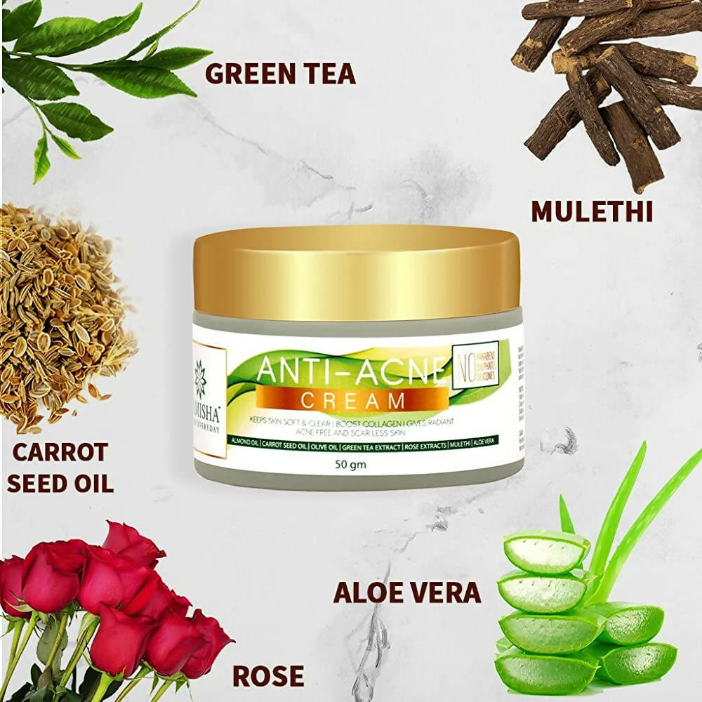 Samisha Organic Anti-Acne Face Cream - Distacart