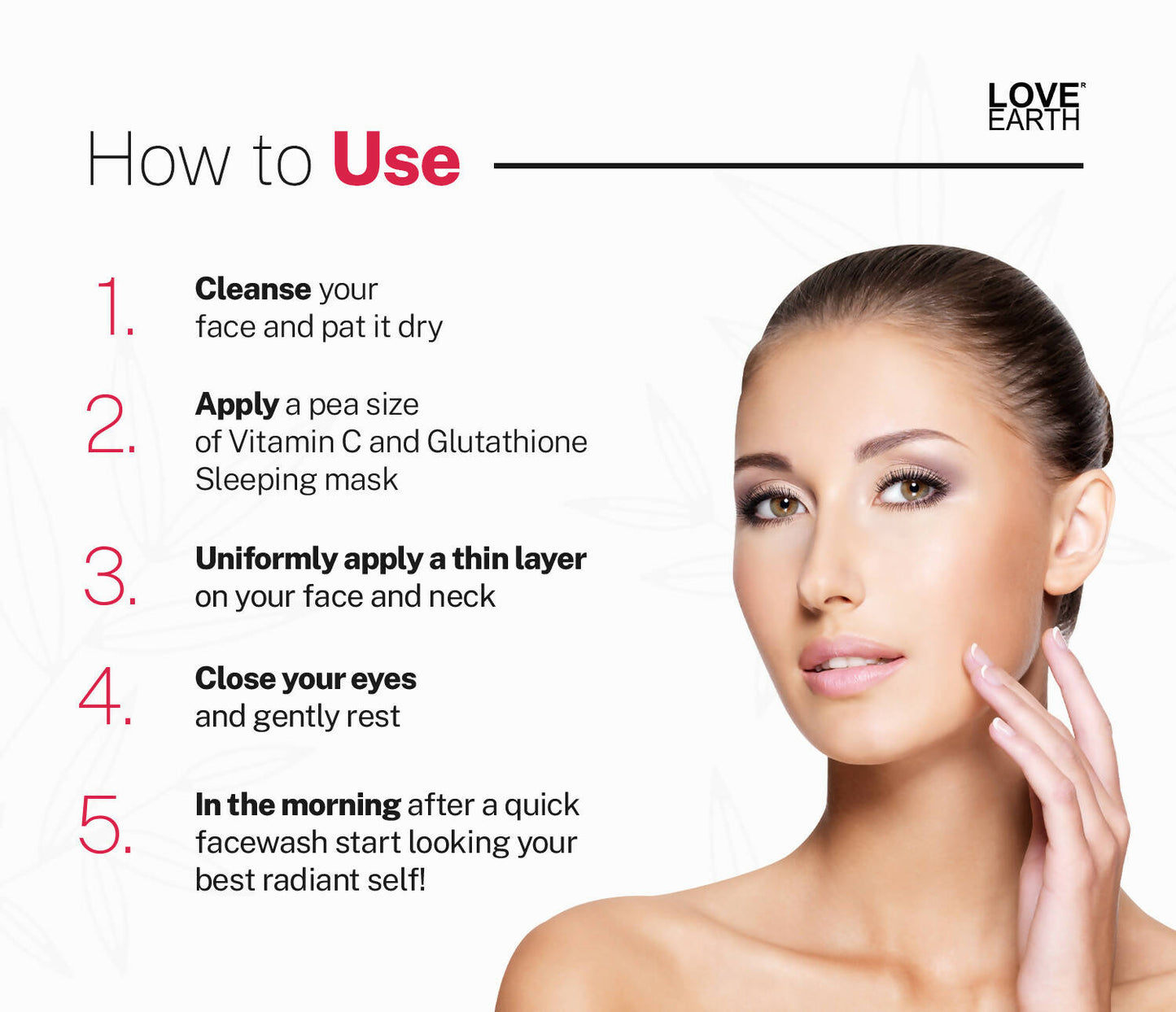 Love Earth Vitamin C & Glutathione Glow Sleeping Mask - Distacart