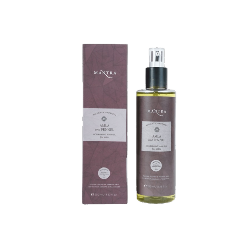 Mantra Herbal Amla and Fennel Nourishing Hair Oil For Men - Distacart