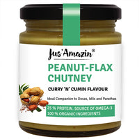 Thumbnail for Jus Amazin Peanut Flax chutney Curry 'N' Cumin Flavour - Distacart