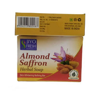 Thumbnail for New Shama Jiyo Fresh Almond Saffron Herbal Soap - Distacart