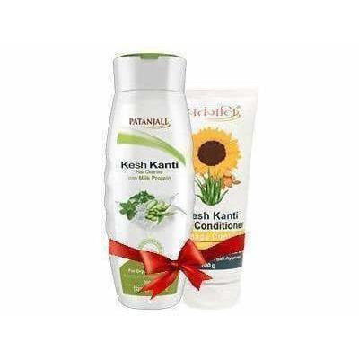 Patanjali Milk Protein Shampoo & Conditioner Combo Pack - Distacart