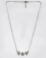 Thumbnail for VOJ Women Beads Stainless Steel Sliver-Plated Chain with Star-Shape Pendant - Distacart