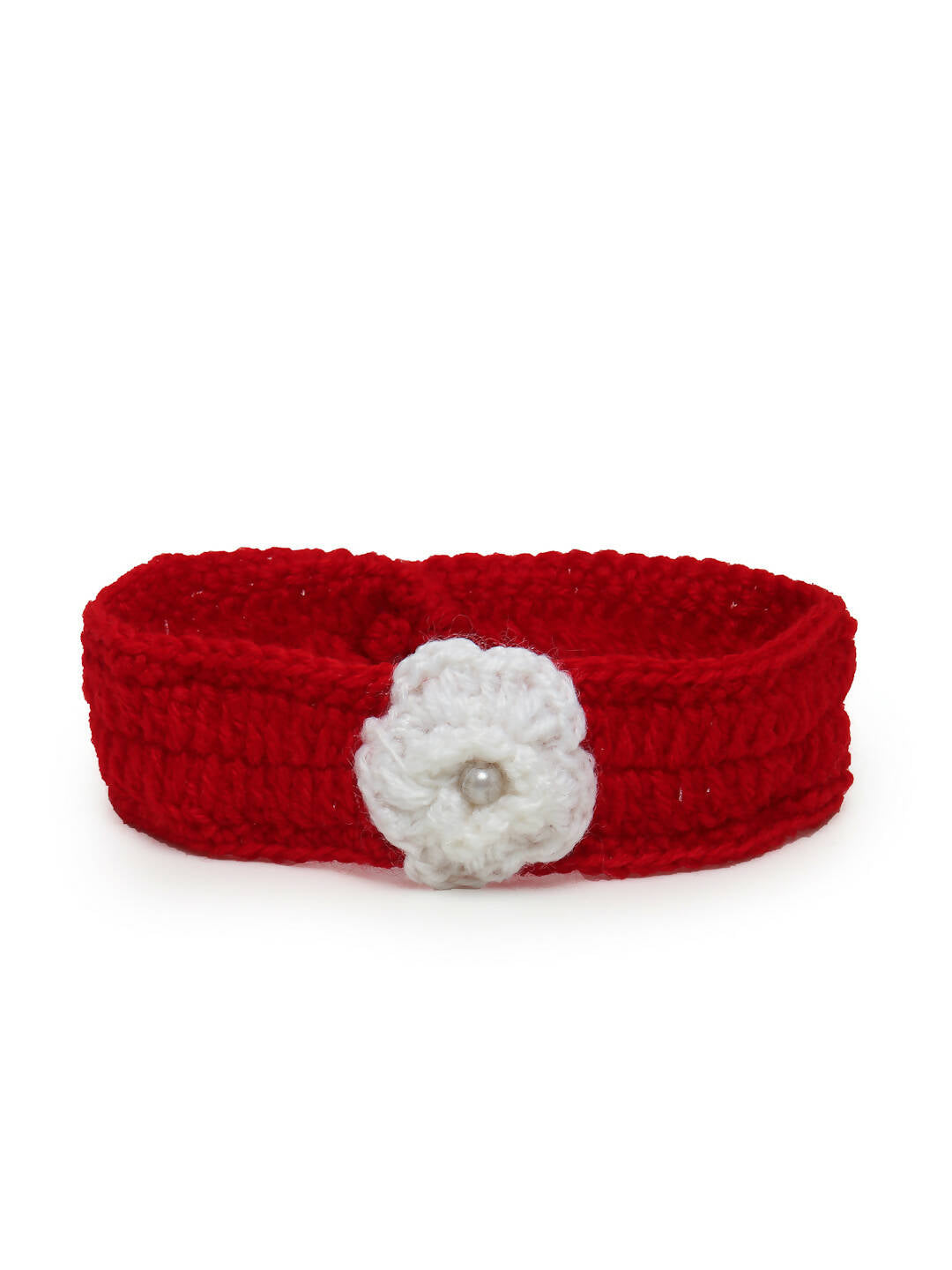 ChutPut Hand knitted Crochet Red Wedding Wool Dress - Distacart