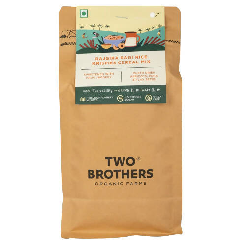 Two Brothers Organic Farms Rajgira Ragi & Rice Krispies Cereal Mix - Distacart