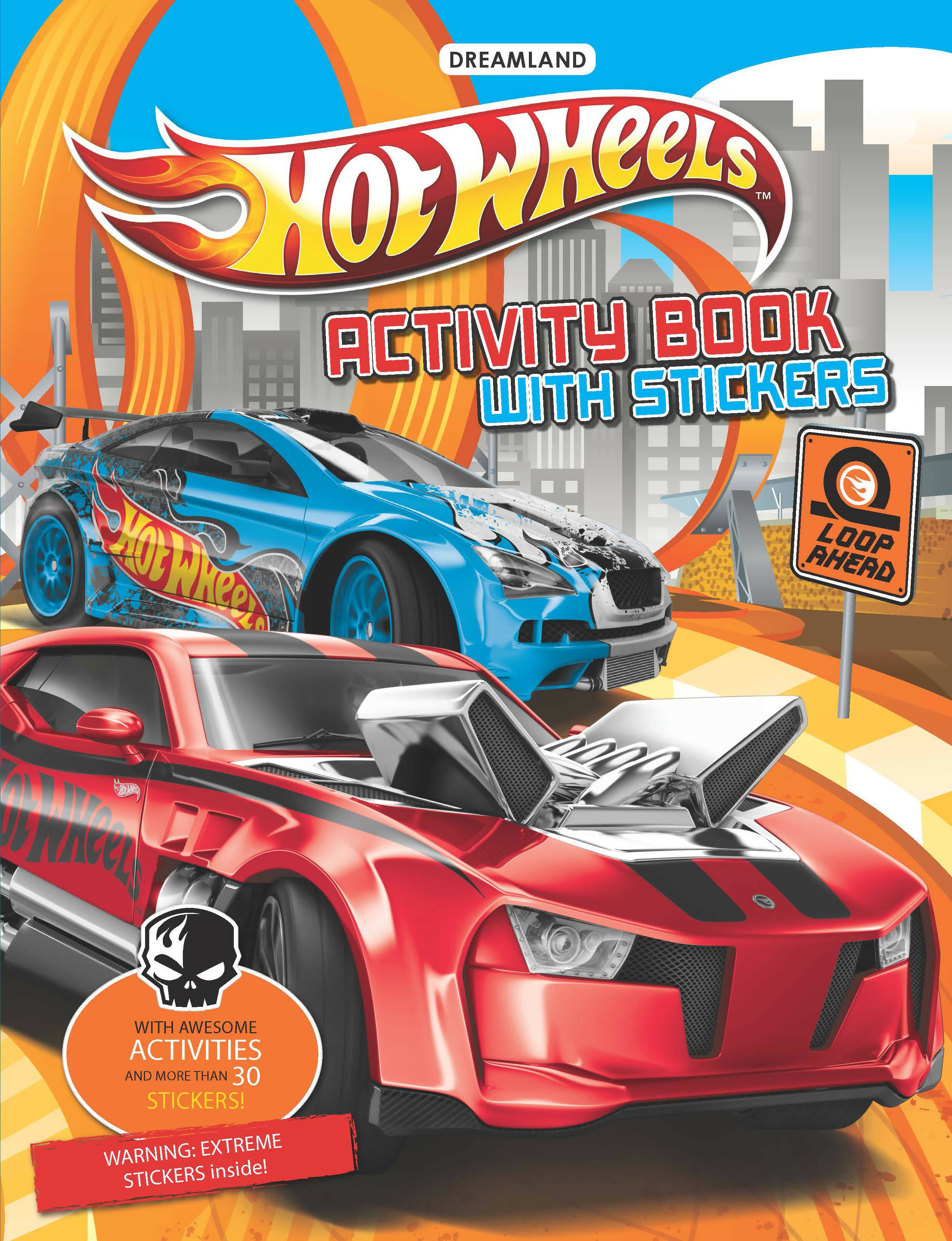 Dreamland Publications Hot Wheels Activity Book with Stickers: Children Interactive & Activity Book - Distacart