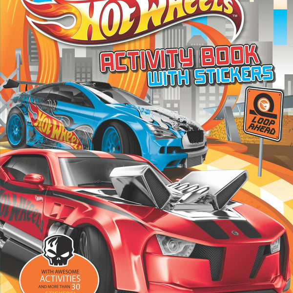 Dreamland Publications Hot Wheels Activity Book with Stickers: Children Interactive & Activity Book - Distacart