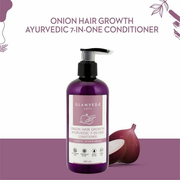 Glamveda Onion 7 In One Ayurvedic Hair Growth Conditioner