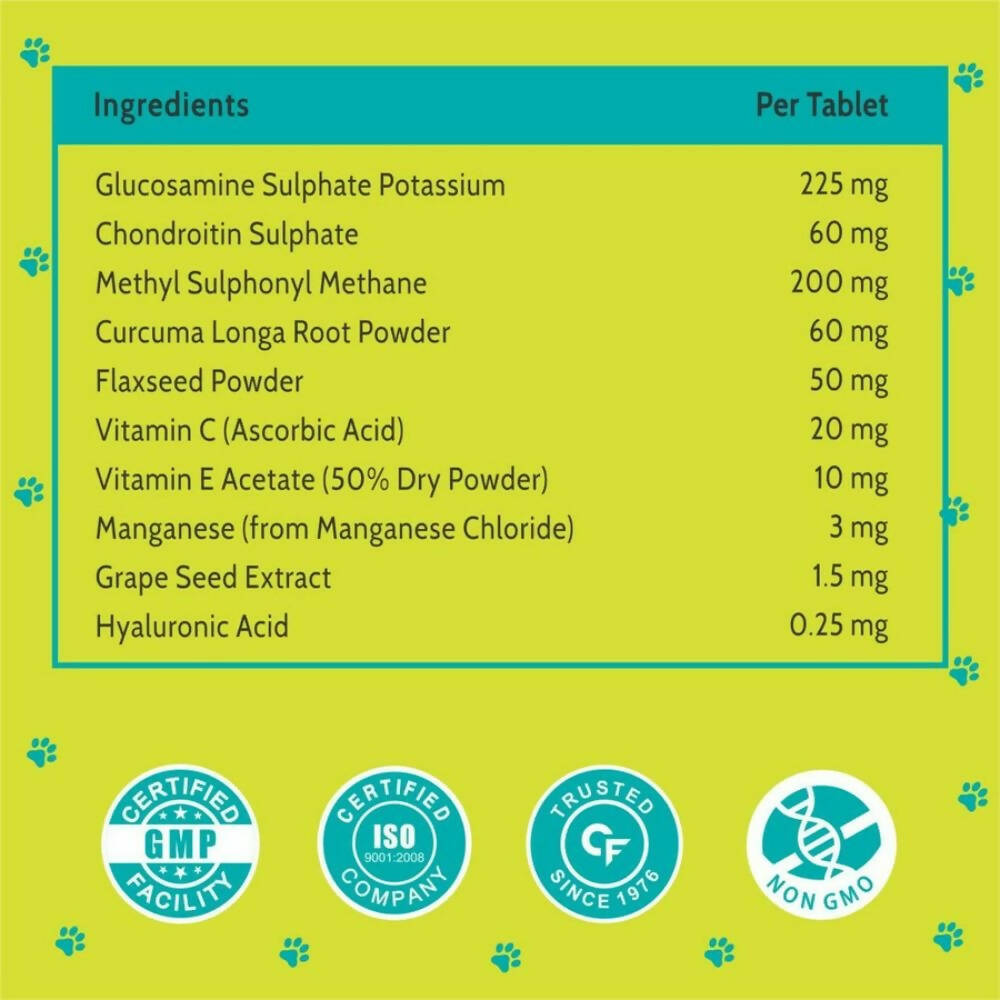 Carbamide Forte Pets Chewable Hip and Joint Tablets - Distacart