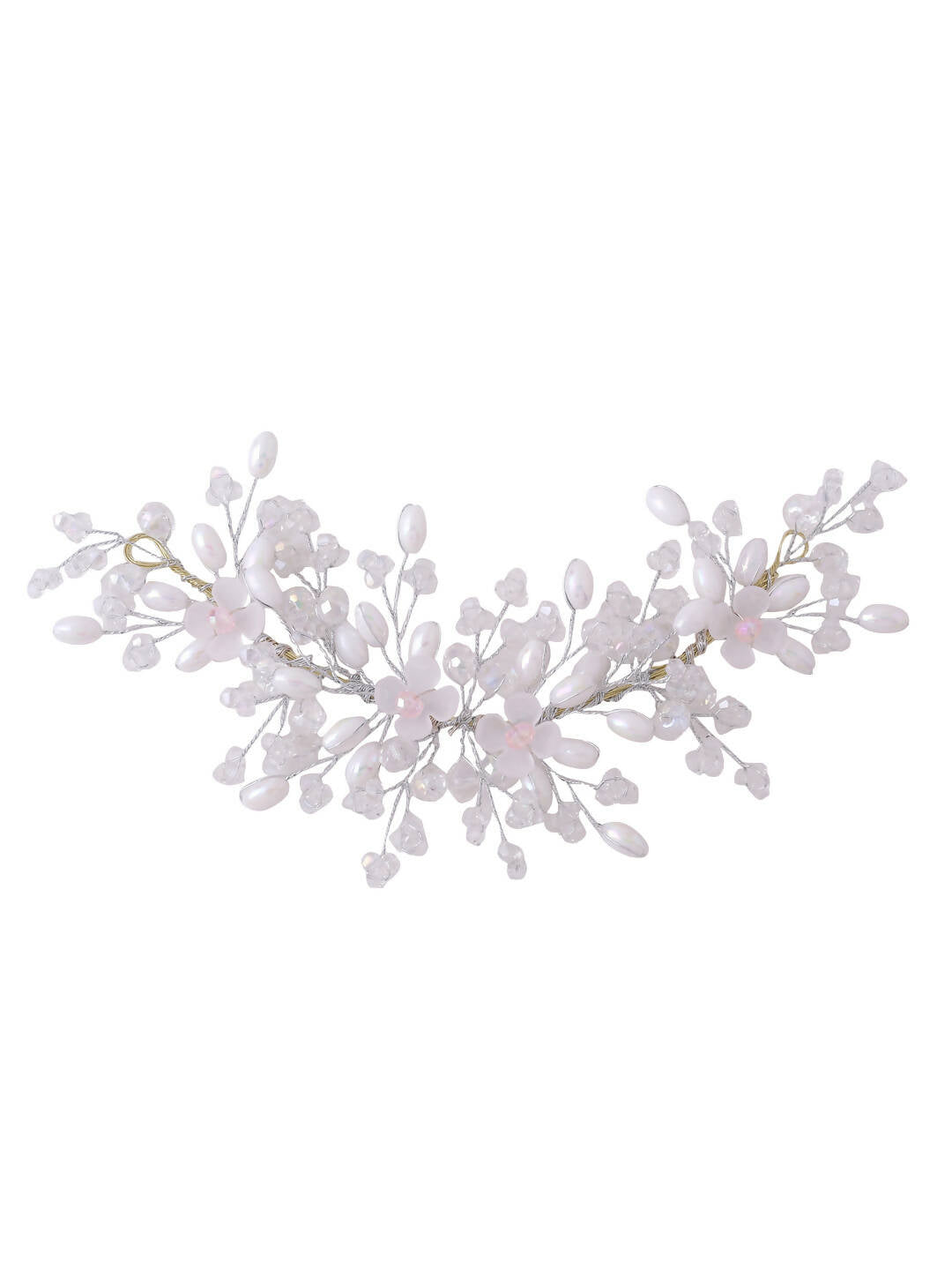 NVR Women's Embellished Beaded Hair Accessory Set - Distacart
