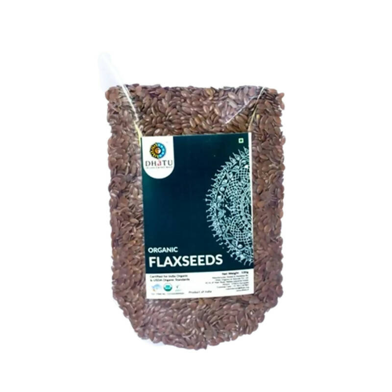 Dhatu Organics & Naturals Flaxseeds - Distacart