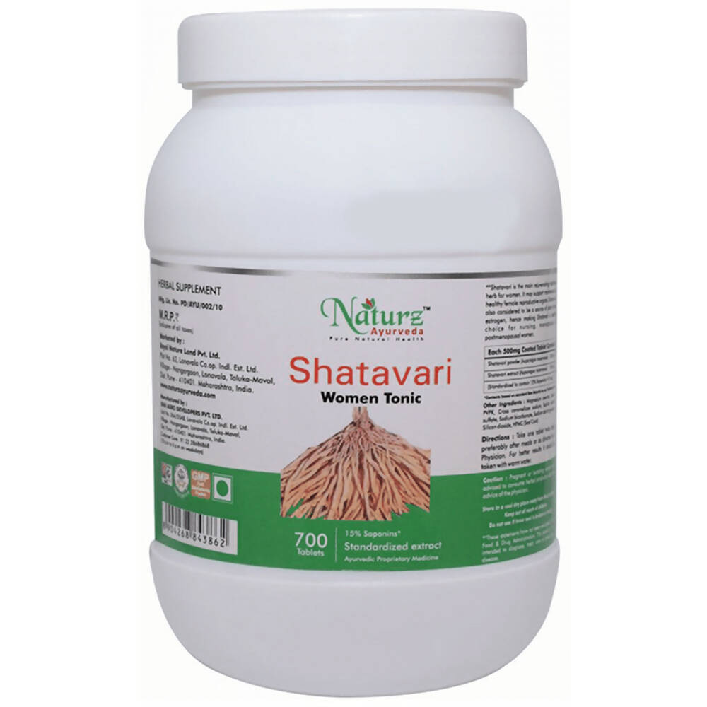 Naturz Ayurveda Shatavari Women Tonic Tablets - Distacart
