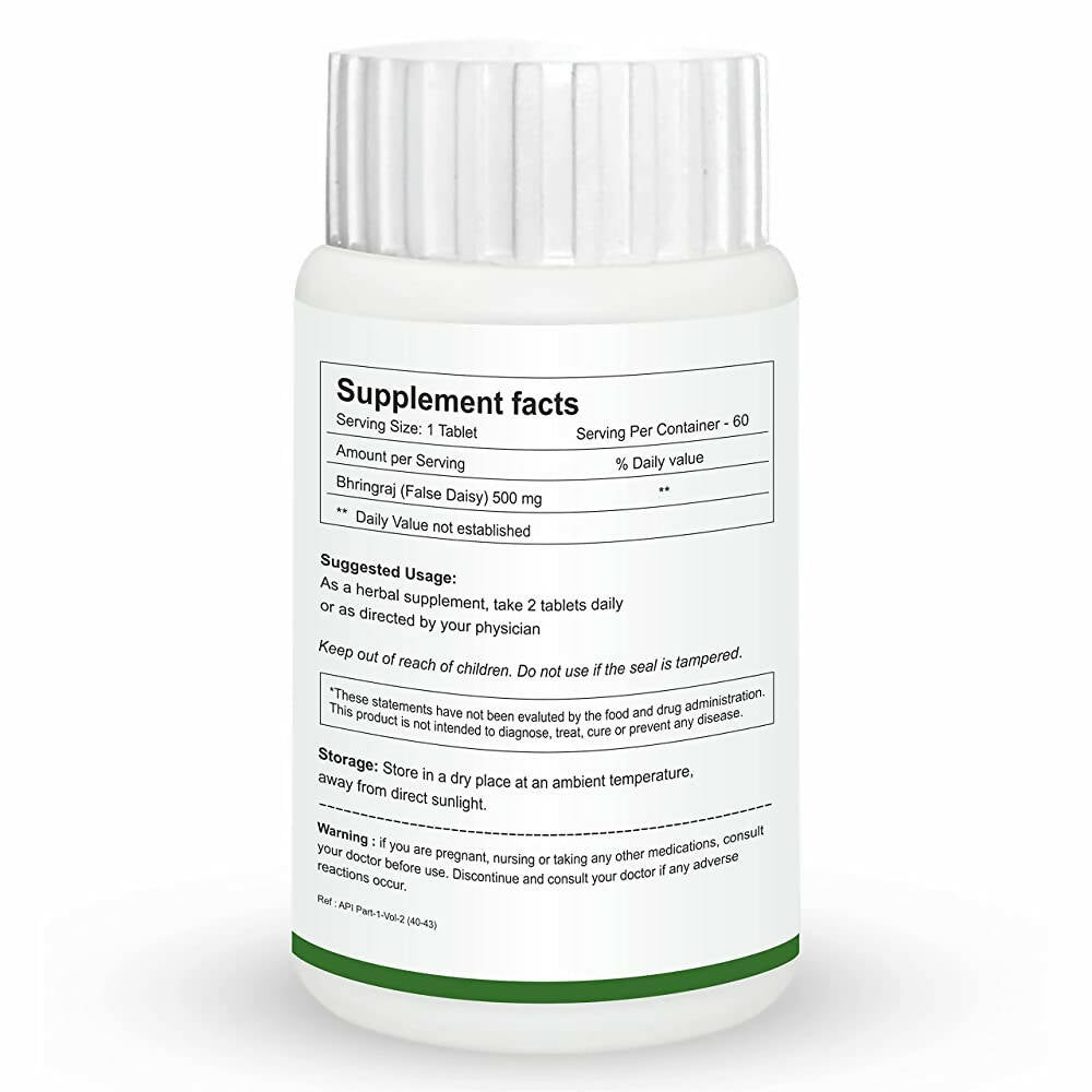 Herb Essential Bhringraj 500mg Tablets - Distacart