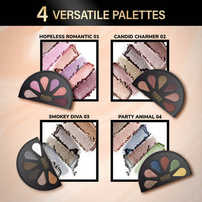 Faces Canada 6 In 1 Eyeshadow Palette - Hopeless Romantic - Distacart