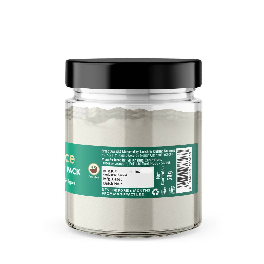 Lakshmi Krishna Naturals Rice Face Pack - Distacart
