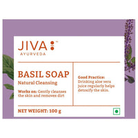 Thumbnail for Jiva Ayurveda Basil Bathing Soap - Distacart