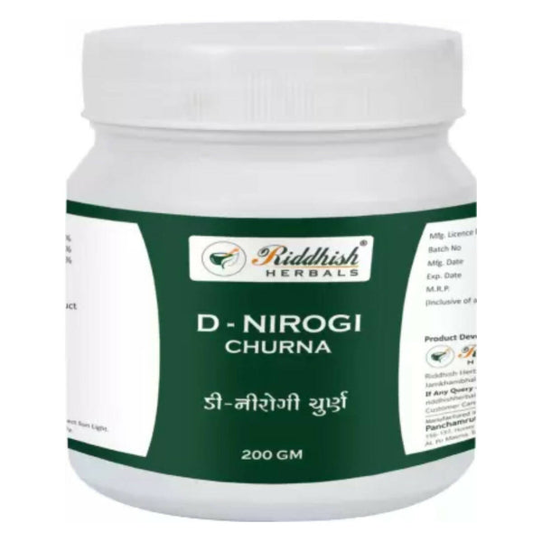 Riddhish Herbals D - Nirogi Churna - Distacart