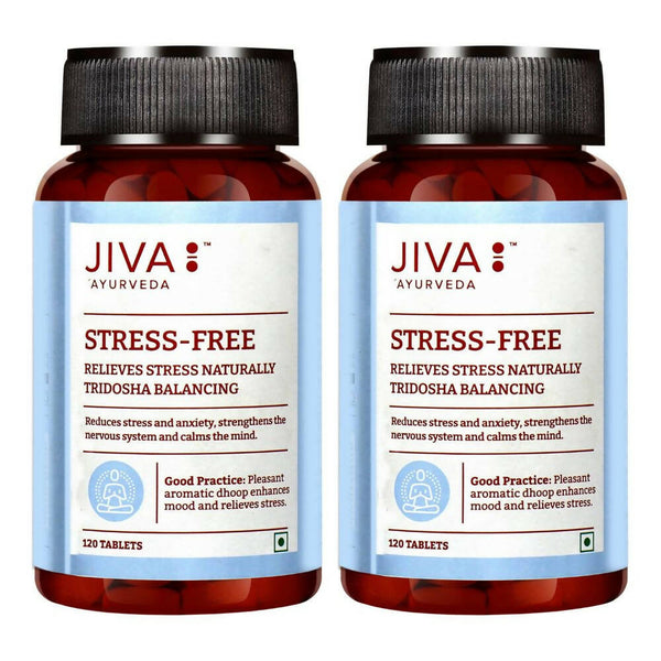 Jiva Ayurveda Stress-Free Tablets - Distacart