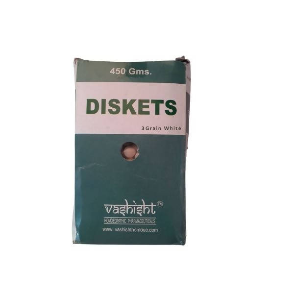 Vashisht Homeopathy Diskets - 3 Grain White