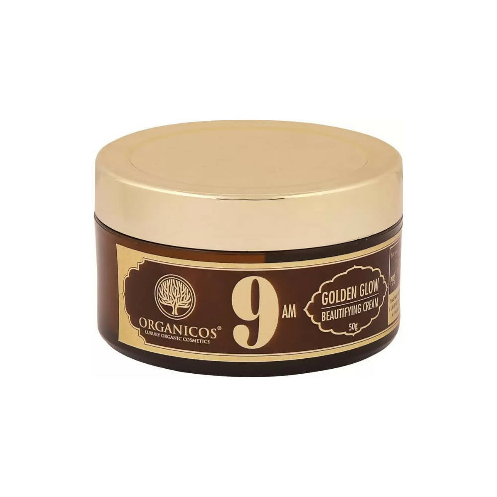 Organicos 9AM Golden Glow Beautifying Day Cream - Distacart