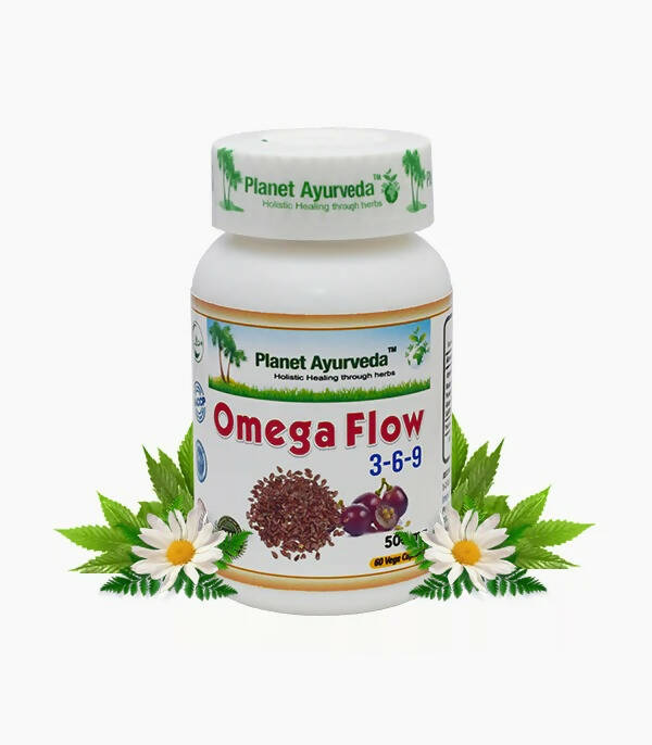 Planet Ayurveda Omega Flow 3-6-9 Capsules - Distacart