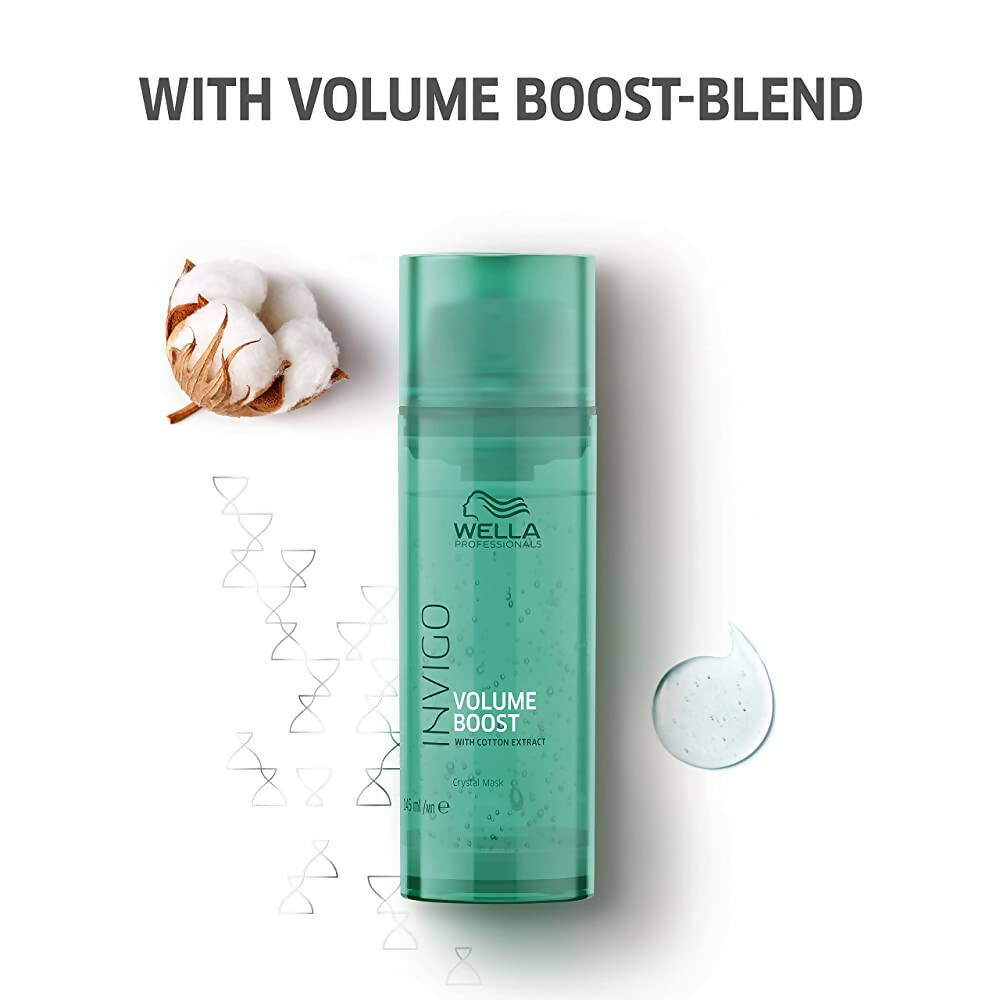 Wella Professionals Invigo Volume Boost Crystal Mask - Distacart