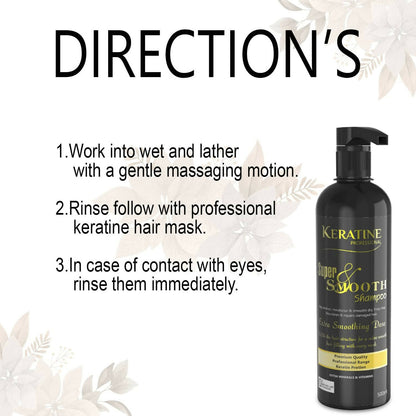 Keratine Professional Super Soft Smooth Shampoo - Distacart