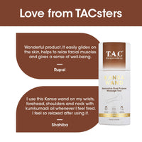 Thumbnail for TAC - The Ayurveda Co. Kansa Wand Dual Purpose Massager Tool for Face & Body - Distacart