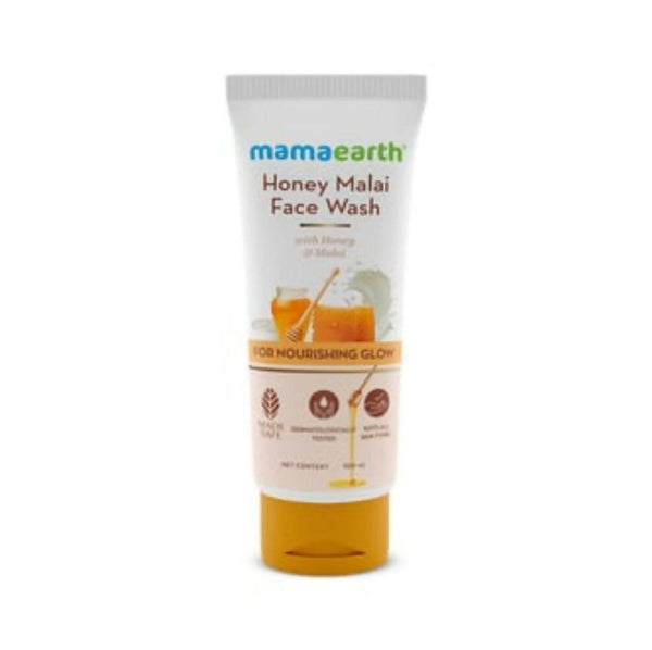 Mamaearth Honey Malai Face Wash For Nourishing Glow - Distacart