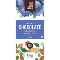 Thumbnail for Pure & Sure Organic Chocolate Blueberry Almond Dark