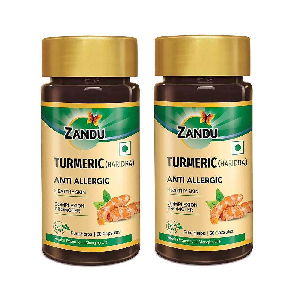 Zandu Turmeric (Haridra) Anti Allergic Capsules online