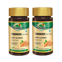 Thumbnail for Zandu Turmeric (Haridra) Anti Allergic Capsules online