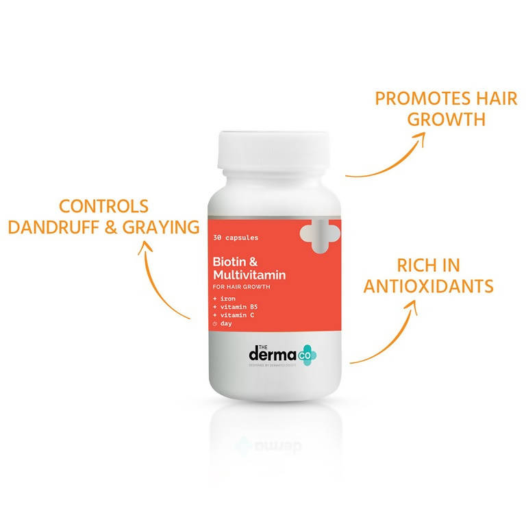 The Derma Co Biotin & Multivitamin for Hair Growth